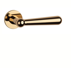 Klika na dveře AS - ROSEMARY - R 5S OLV - Mosaz leštěná lakovaná