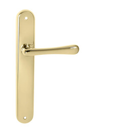 Klika na dveře MP - ELEGANT OLV - Mosaz leštěná lakovaná