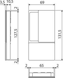 AGB - MUŠLE WAVE na posuvné dveře PZ STM - Stříbrná matná