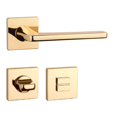 Klika na dveře AS - SETIA - HR 5S OLV - Mosaz leštěná lakovaná