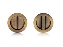 SAB - Set na posuvné dveře Hooky ZERO - R WC OGS - Bronz česaný matný