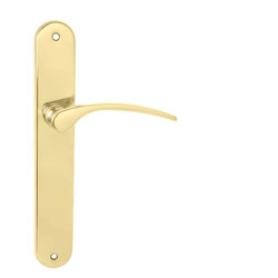 Klika na dveře MP - LAURA OLV - Mosaz leštěná lakovaná