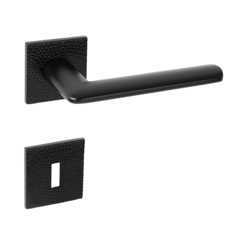 Klika na dveře TI - ELIPTICA - HR 4165 5SQ T1 BS - Černá matná (153)