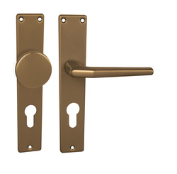 Klika na dveře BA - LUCIA - I F4 - Bronz elox