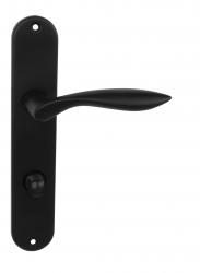 Klika na dveře BA - CLAUDIA - S BS - Černá matná