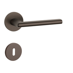 Klika na dveře AT - KALMIA - R 7S HNM - Hnědá matná