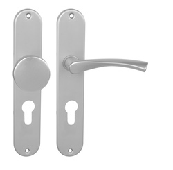 Klika na dveře BA - TORNADO - S F1 - Stříbrný elox