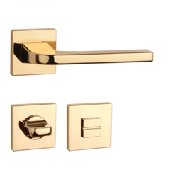 Klika na dveře AS - ISMENA - HR 7S OLV PVD - Mosaz leštěná lakovaná PVD