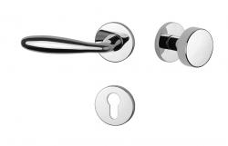 Klika na dveře AT - VERBENA - R 7S OC - Chrom lesklý