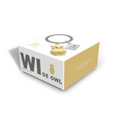 MTM279-01 MTM - KLÍČENKA - Sova zlatá