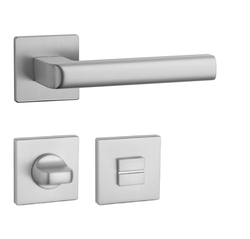 Klika na dveře AS - SALICE - HR 5S OCS - Chrom broušený