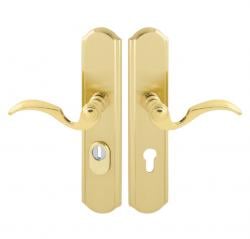 Zpevněné kování MI - LYON / RAMA PLUS OLV/OLS - Mosaz leštěná lakovaná / mosaz broušená