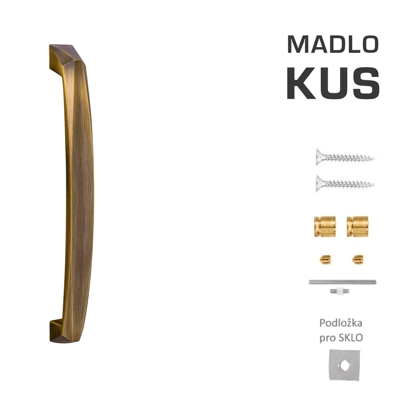 FO - madlo CRYSTAL OGS - Bronz česaný matný