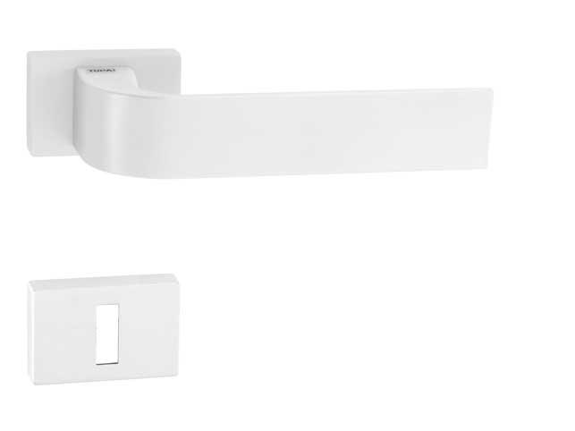 Klika na dveře TI - CINTO - RT 2732RT WS - Bílá matná