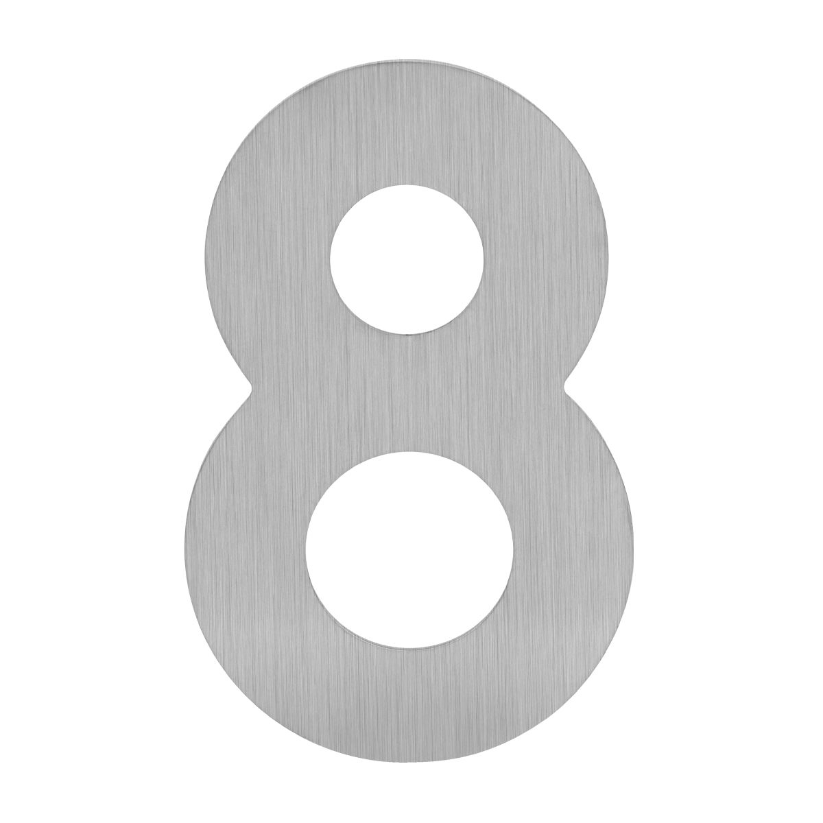 LR - Domovní číslice "8" - 120 mm BN - Broušená nerez