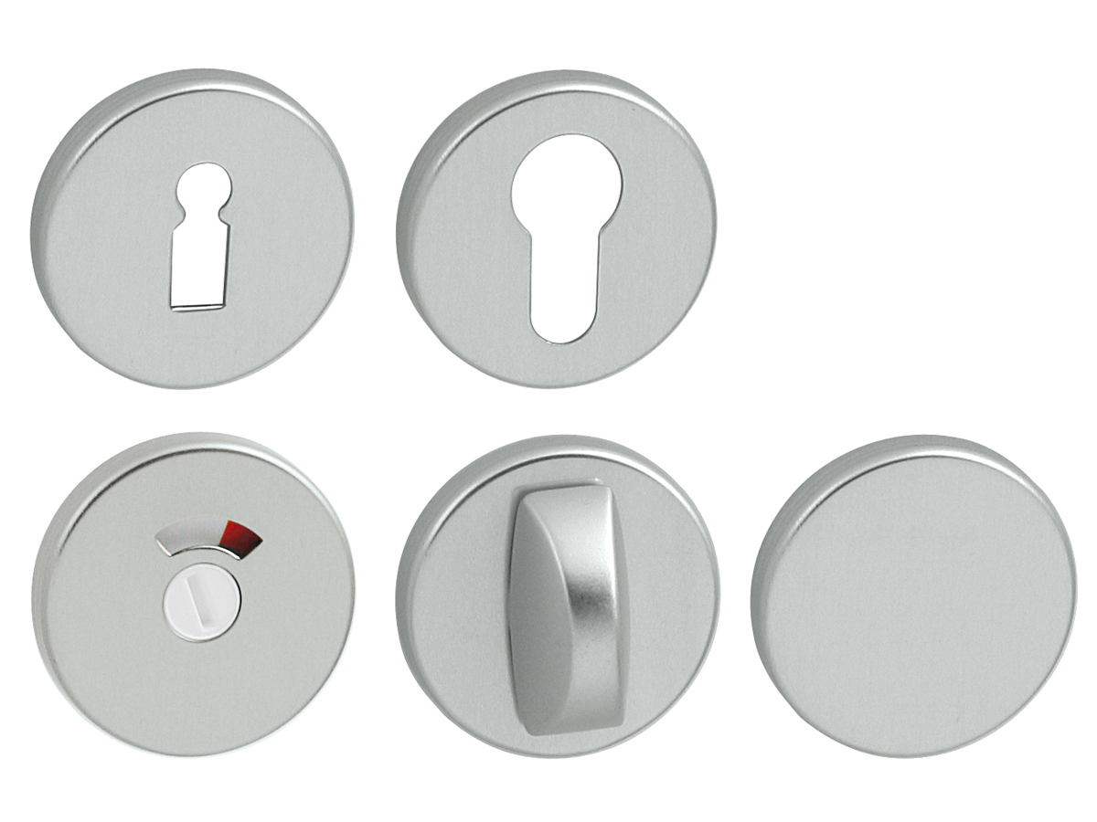 GI - rozeta F1 - Stříbrný elox