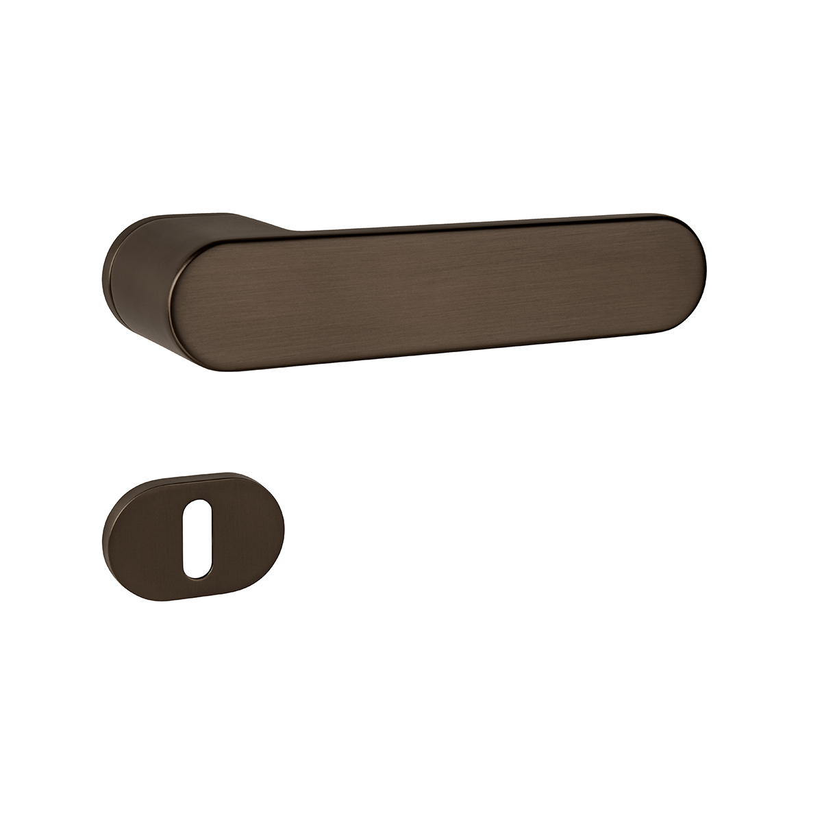 Klika na dveře MPK - IMPRESSA - OR HNM - Hnědá matná