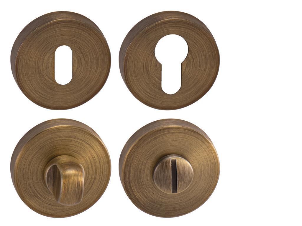 Rozeta ke klice FO - ROZETA - R OGS - Bronz česaný matný