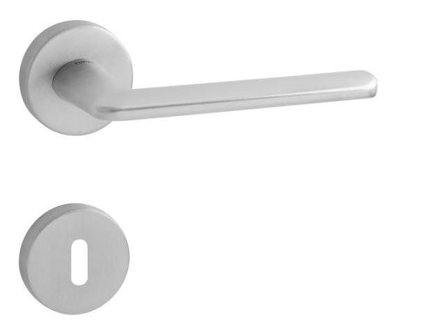 Klika na dveře TI - Eliptica - R 3098 OCS - Chrom broušený (96)