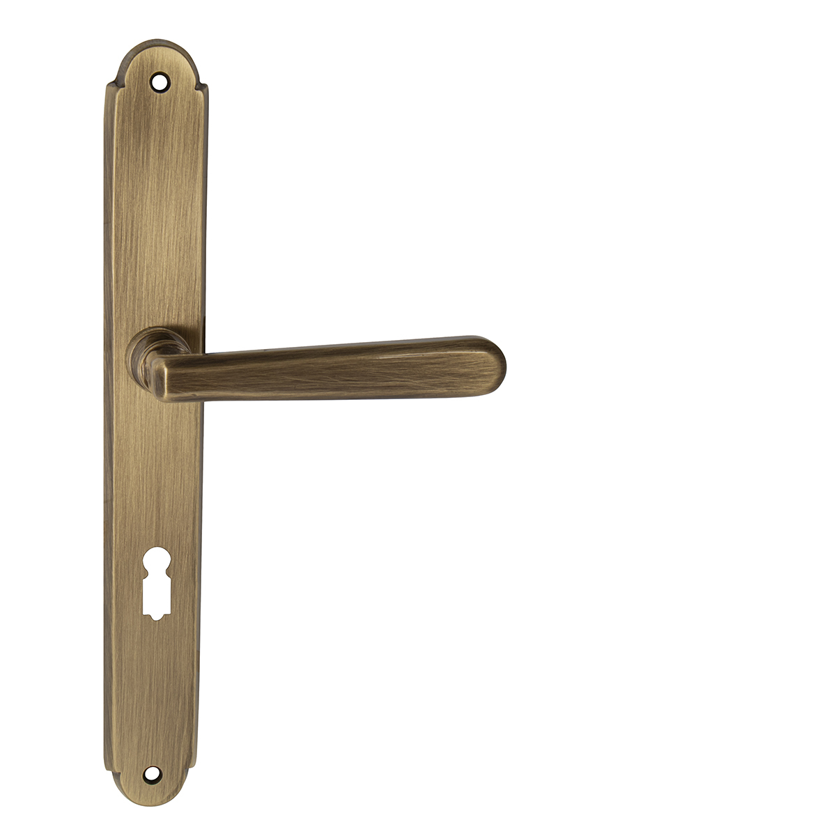 Klika na dveře NI - ALT WIEN Štít OGR - Bronz česaný lesklý