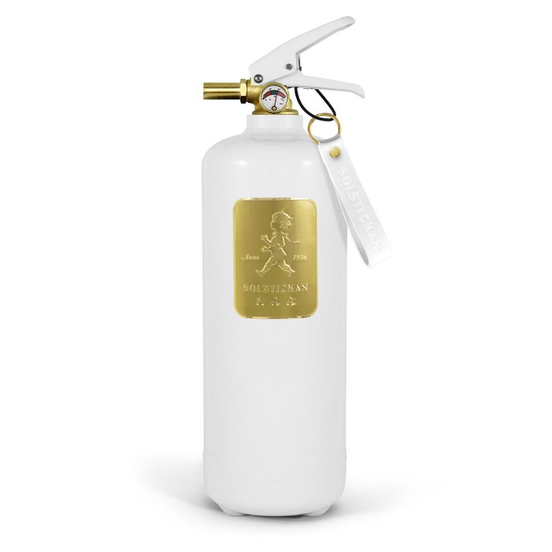 SN - HASICÍ PŘÍSTROJ 2 KG Bílá lesklá / zlatý lesklý emblém