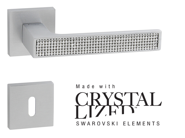 Klika na dveře LI - ZEN MESH - HR OCS - Chrom broušený