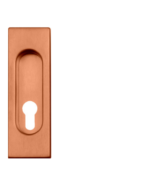 FT - Mušle hranatá PZ / D - 3663AZ CUM - Měď tmavá matná