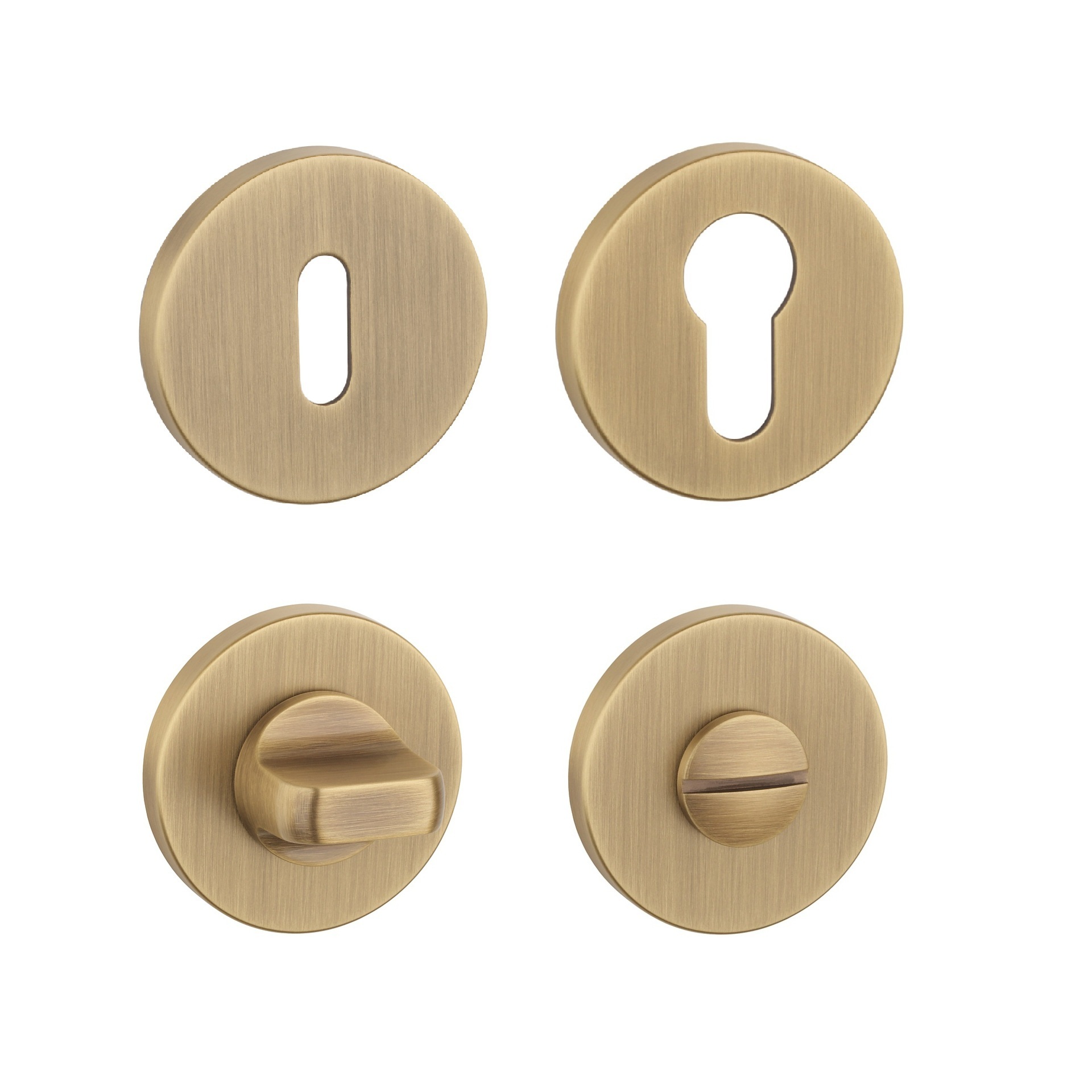 Rozeta ke klice AS - ROZETA - R 7S AP - Antik patina