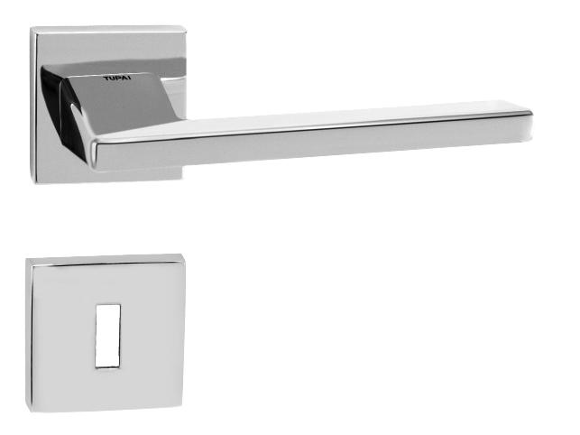 Klika na dveře TI - JUNIOR - HR 4140Q OC - ​​Chrom lesklý (03)