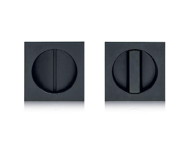 SAB - Set na posuvné dveře Hooky ZERO - HR WC BS - Černá matná