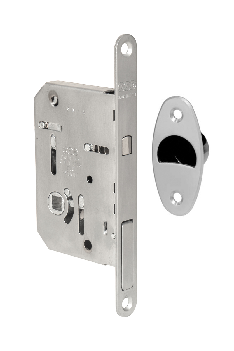 AGB - Zámek SCIVOLA TRE CLASS - WAVE WC OCS - Chrom broušený