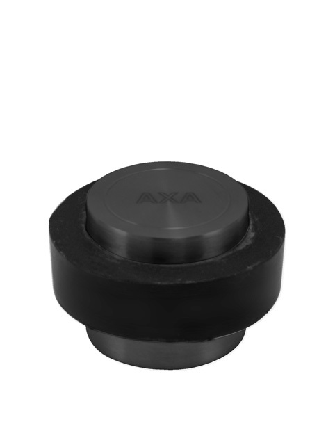 AXA - Zarážka dveří oválná - FS48 BS - Černá matná