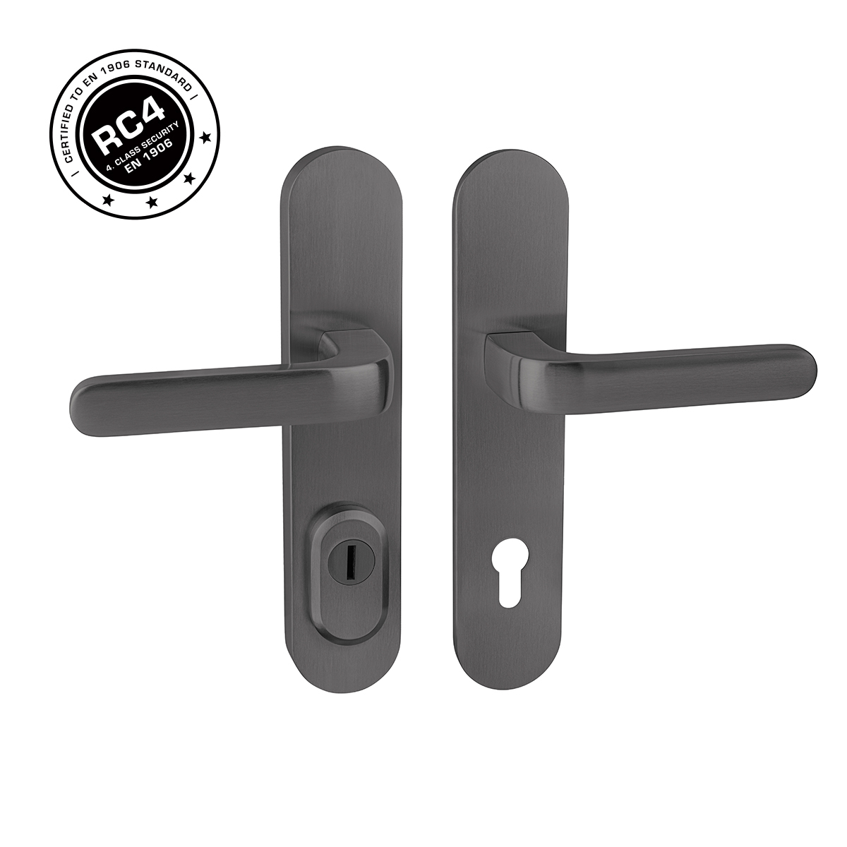 Bezpečnostní kování RC4 MPK - SECURO INOX S01 PLUS - SO TARA T PVD - Titan PVD