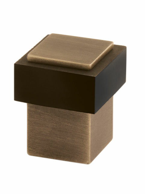 TI - Zarážka dveří hranatá - 2617 OGS - Bronz česaný matný (77)