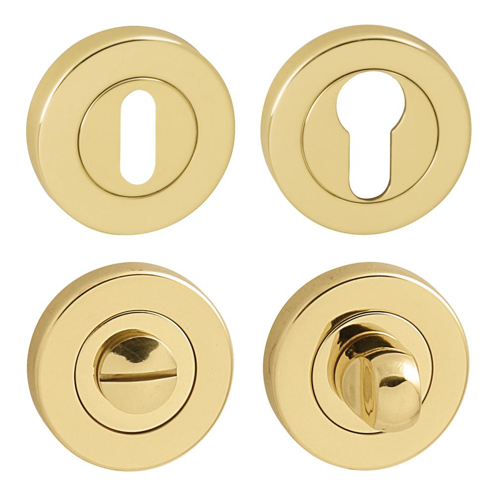 FO - rozeta - R OLV - Mosaz leštěná lesklý lak