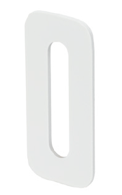 TI - Krytka montážního otvoru 3185 WS - Bílá matná (152)