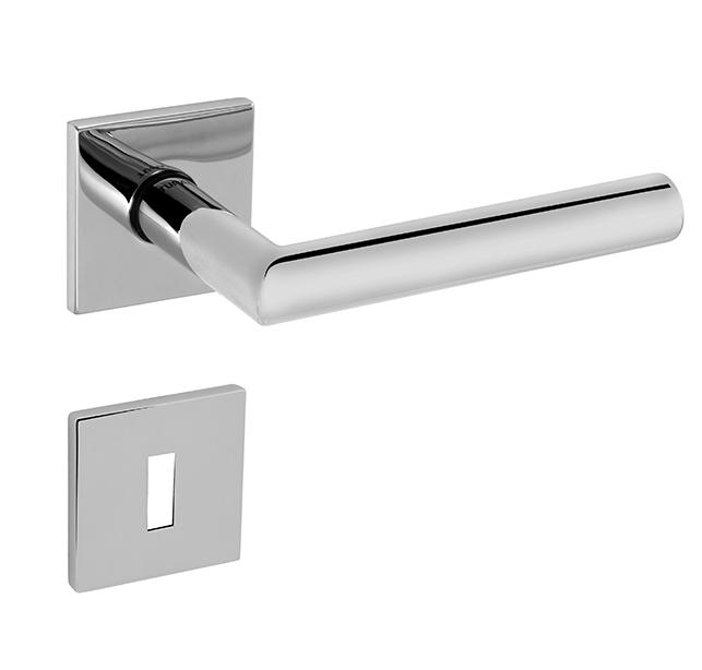 Klika na dveře TI - FAVORIT - HR 4002Q 5S OC - ​​Chrom lesklý (03)