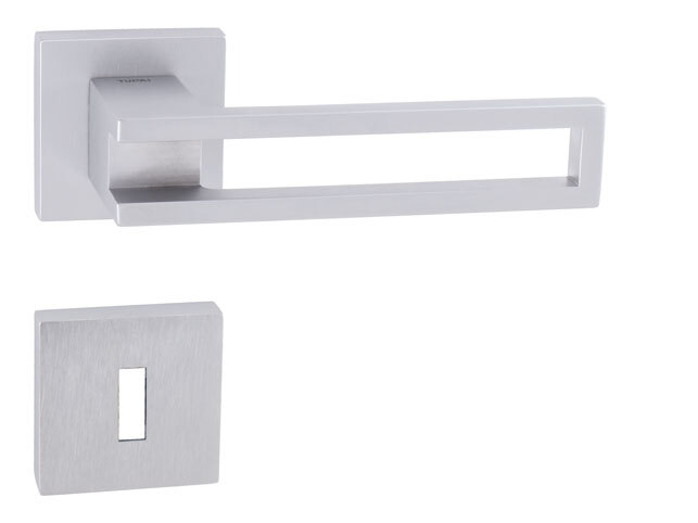 Klika na dveře TI - BURACO 3 - HR 3036Q CP - Chrom perla