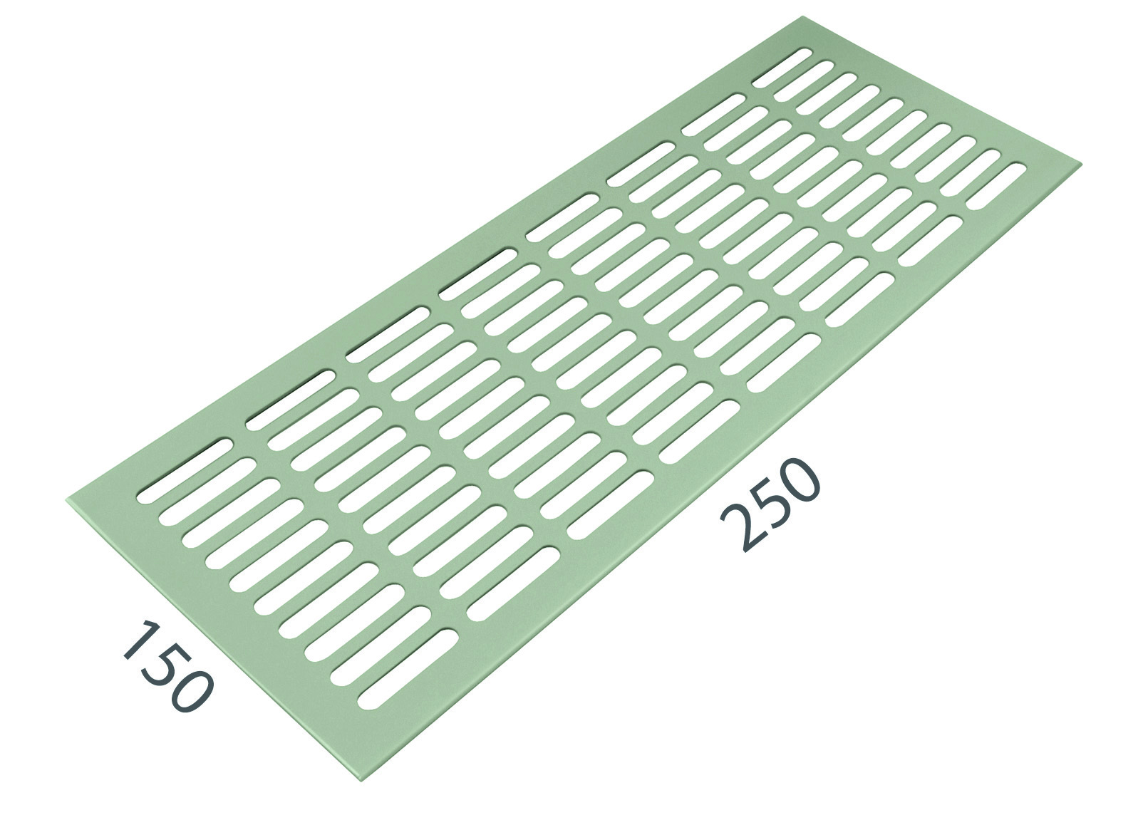 SRL - ALFA větrací mřížka šířka 150 x 250 mm F9 - Nerez elox