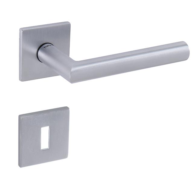 Klika na dveře TI - FAVORIT - HR 4002Q 5S OCS - Chrom broušený (96)