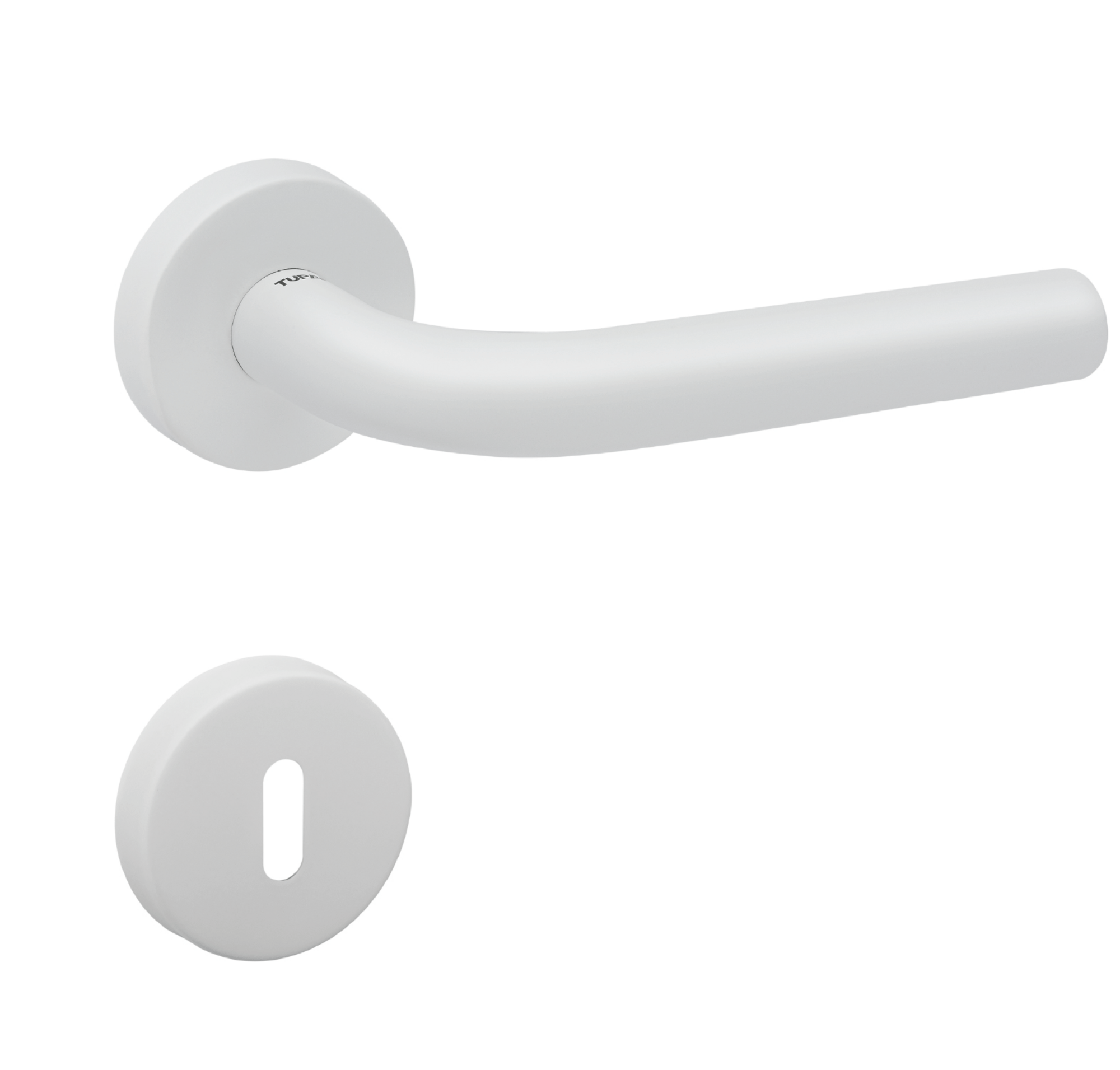 Klika na dveře TI - MONA - R AP 2001 WS - Bílá matná (152)