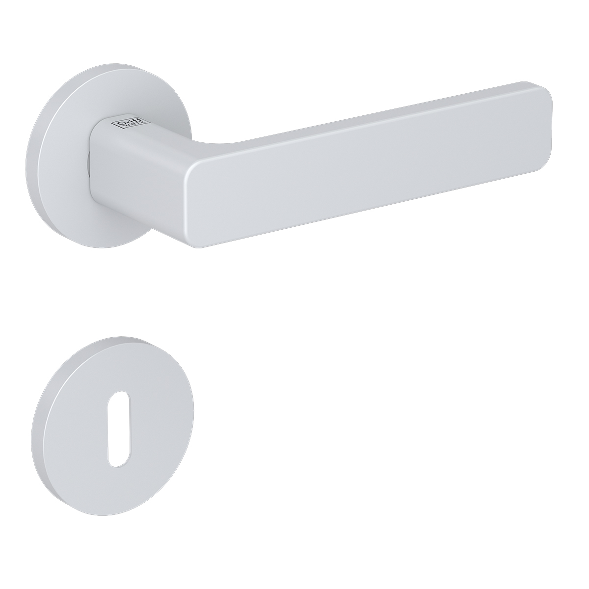 Klika na dveře GK - VAYA 265 MINIMAL MODERN - R WS - Bílá matná (29)