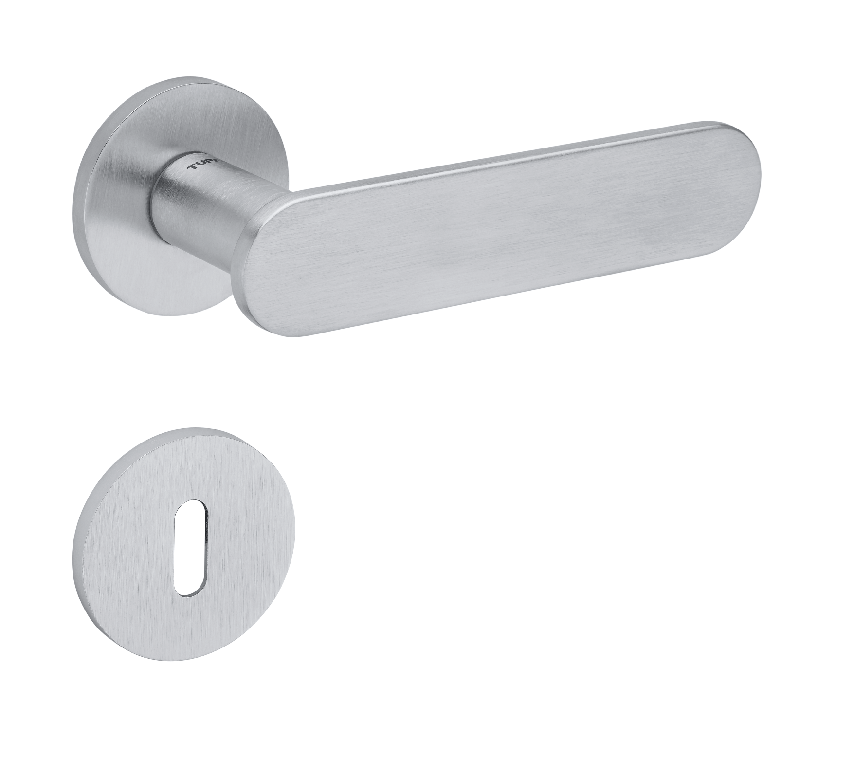 Klika na dveře TI - NELA - R 4158 5S OCS - Chrom broušený (96)