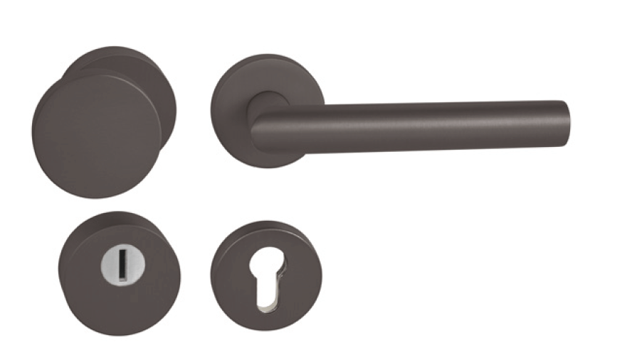 Bezpečnostní kování TI - CUBO/FAVORIT - R T - Titan (141)