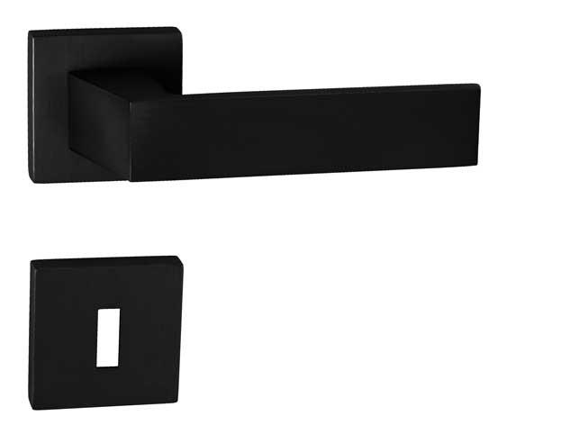 Klika na dveře TI - MAYA - HR 3033Q BS - Černá matná