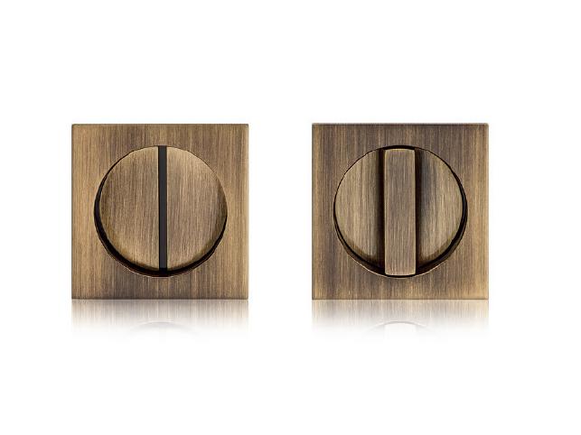 SAB - Set na posuvné dveře Hooky ZERO - HR WC OGS - Bronz česaný matný