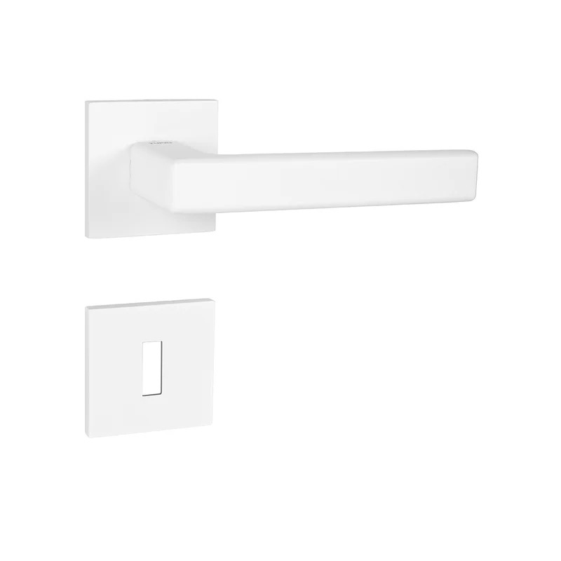 Klika na dveře TI - SONIA - HR 3095Q 5S WS - Bílá matná (152)