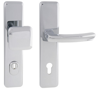 Zpevněné kování MI - QB SECUR / ARTE PLUS OC - Chrom lesklý