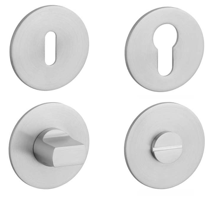 Rozeta ke klice SH - ROZETA - R 3SM BN - Broušená nerez