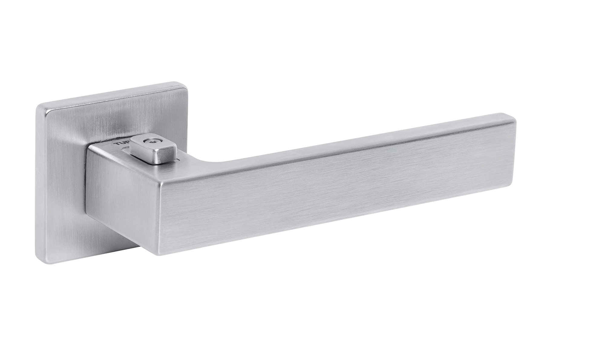 Klika na dveře TI - SQUARE - HR 4275Q 7S s uzamykáním OCS - Chrom broušený (96)